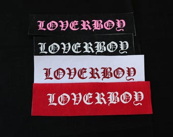 LoverBoy  glitter patch