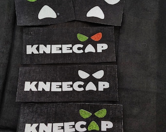 Kneecap band glitter patch