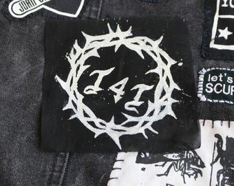 T4T linocut patch