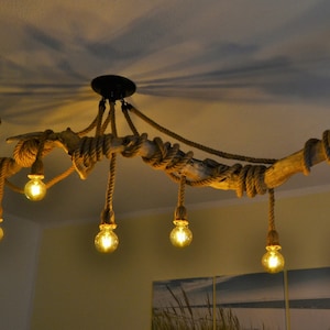 Wooden hanging lamp, driftwood lamp, vintage lamp, ceiling light, wooden lamp, natural wood lamp, wooden pendant light, handmade