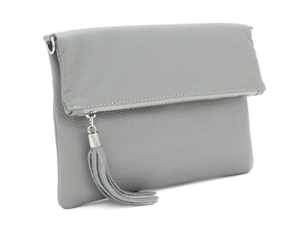 pale grey clutch bag uk