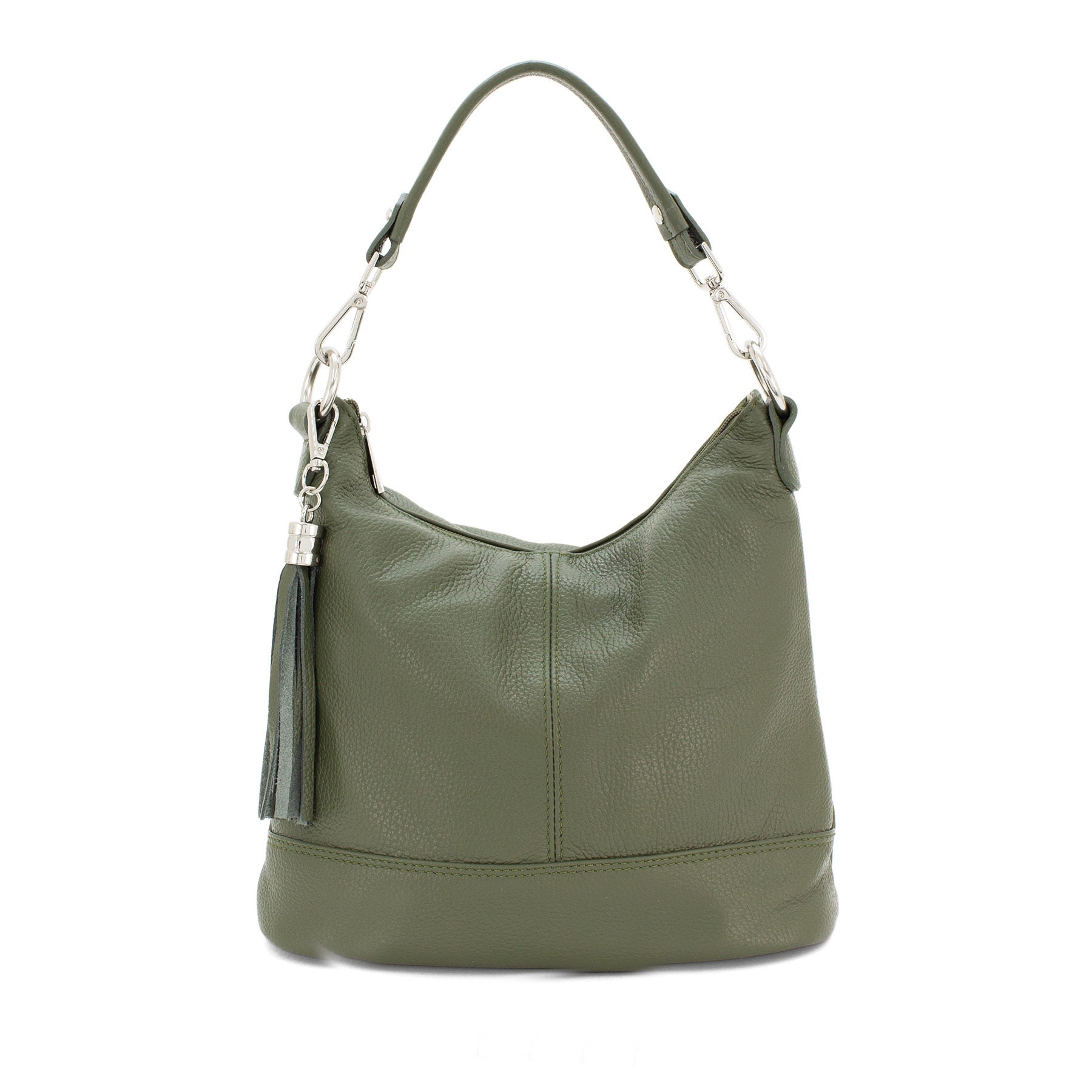 Italian Designer Leather Bucket Bag With Tassel Swolit Tullio - Etsy