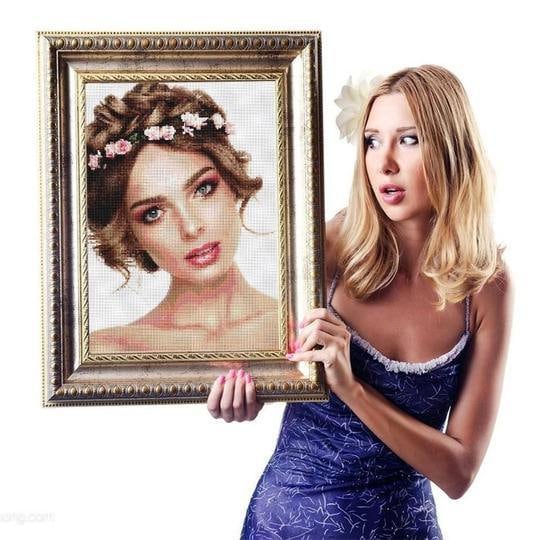 Custom Diamond Painting Made in Europe Etsy