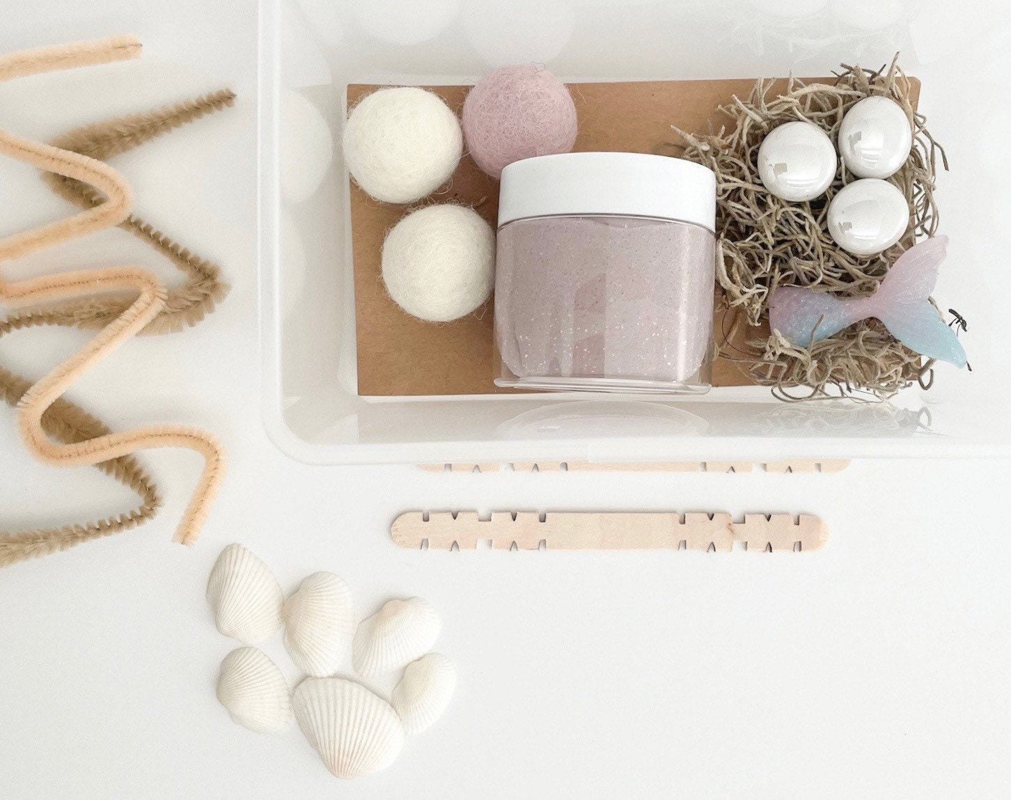 Kids Sensory Bin Under the Sea Mini Bin Montessori Play Kit - Etsy