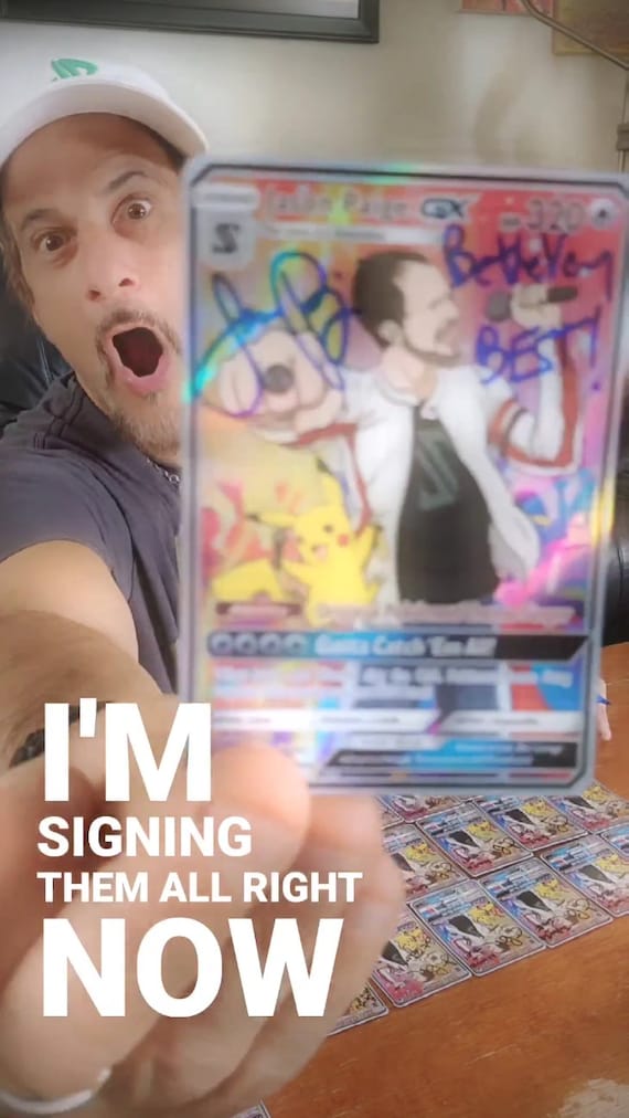 Autographed Jason Paige GX the Original Pokemon Theme Song Autographed Jason Paige GX the Original Pokemon Theme Song