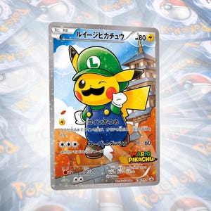 Luigi Pikachu Full Art Holo Custom Proxy Pokemon Karte (Bester Proxy!)