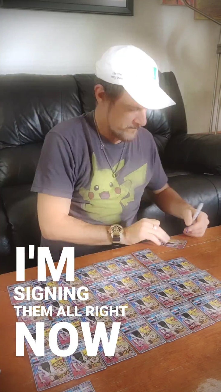 Autographed Jason Paige GX the Original Pokemon Theme Song