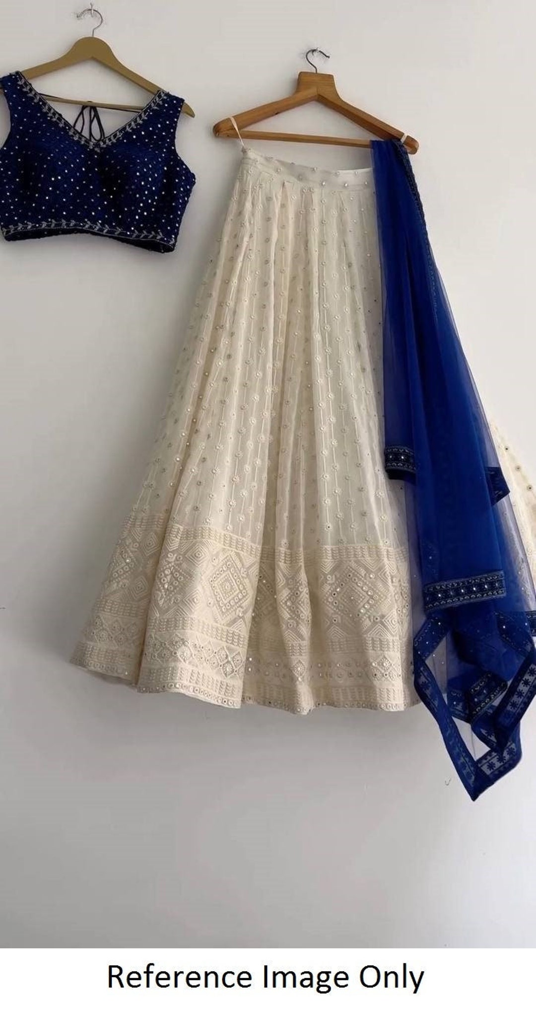 Pure Tissue Fabric Off White Designer Lehenga Choli