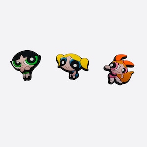 PowerPuff Girl Charm Set | Buttercup Charm | Blossom Charm | Bubbles Charm |
