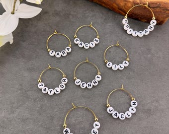 Personalized Stanley Cup Charm, Custom Stanley Charm, Stanley Handle Charm, Tumbler Name Charm, Owala Bottle Charm, Tumbler Accessories, USA