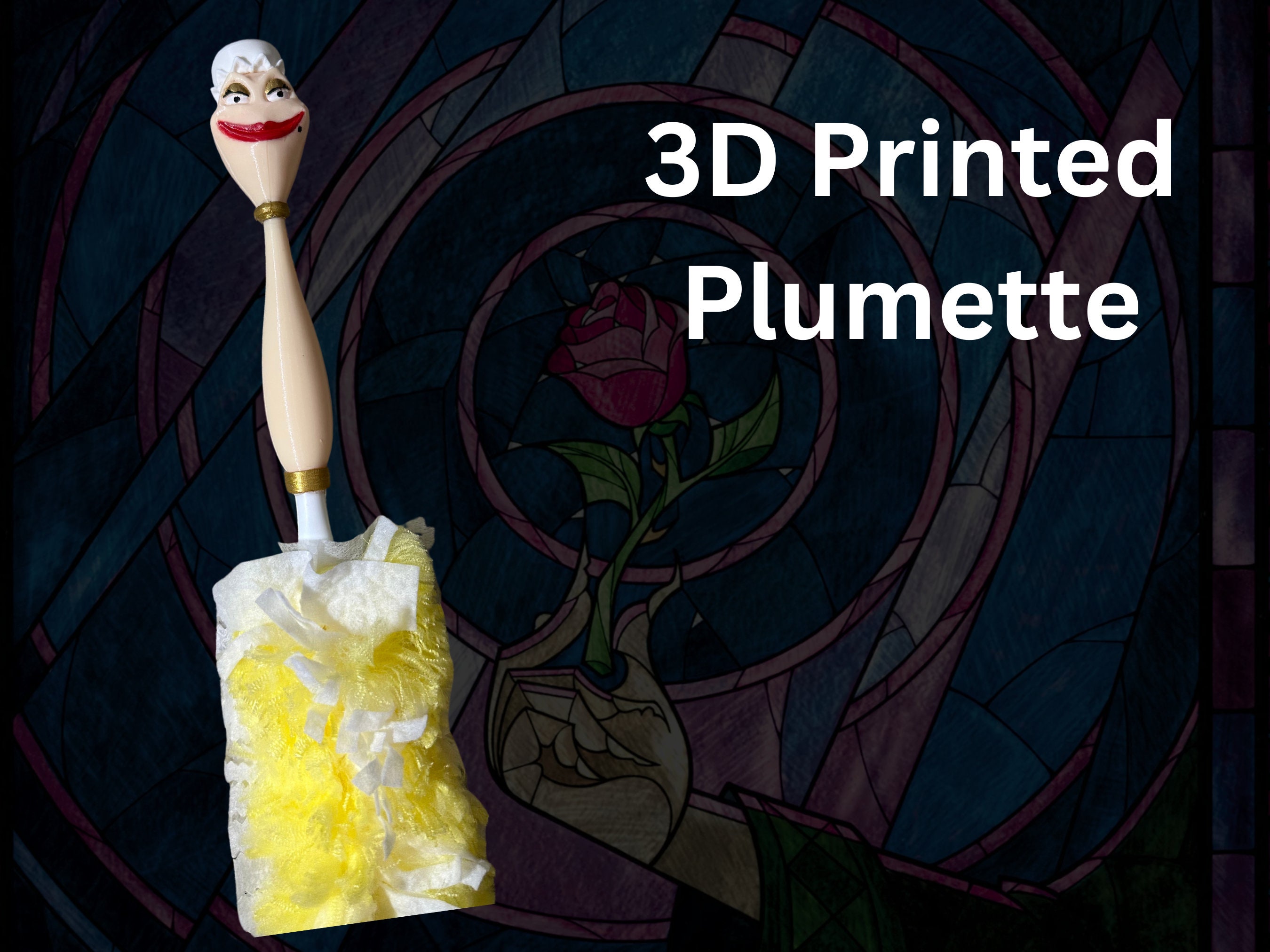 Plumette Beauty & the Beast 3D Printed Etsy