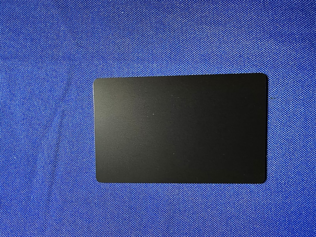 Blank NFC Metal Business Card Etsy