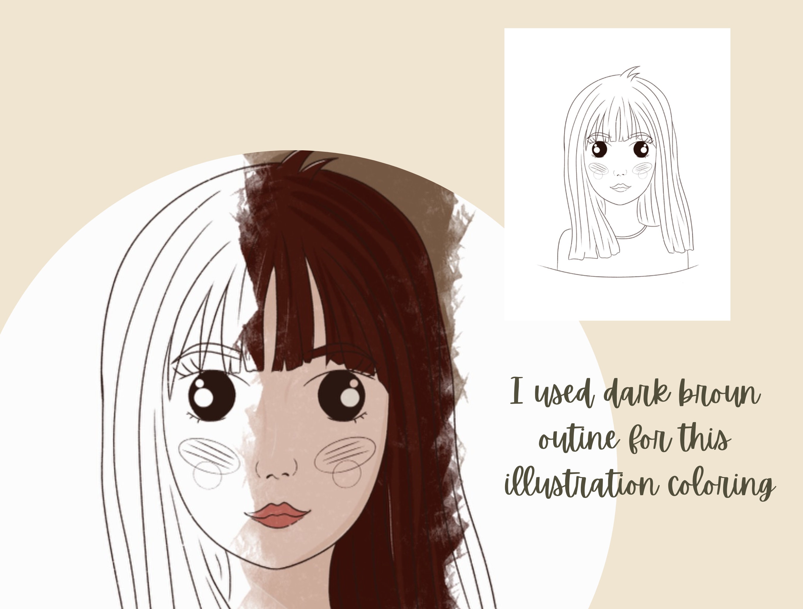 Adult Coloring Pages Anime Coloring Page Digital Coloring - Etsy