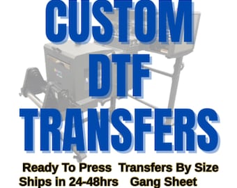 Custom Heat Transfers | DTF Transfer Prints | Direct to Film | Ready to Press Shirts & Apparel