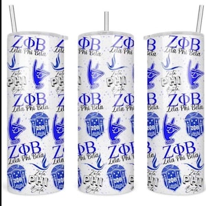 Zeta Phi Beta Sorority Gifts|Finer Tumbler|Sorority Gifts|Gift for Women|ZphiB Gifts|Zeta tumbler|Zeta Gifts|20oz tumbler