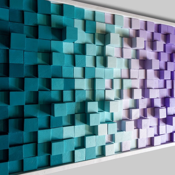 Purple Teal Decor - Etsy