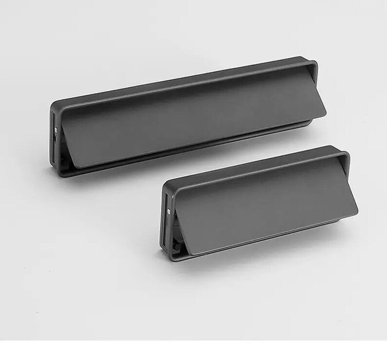 Hidden Door Gold Black Gray Knob and Handle Scandinavian Etsy