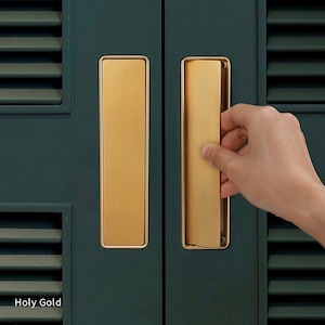 Hidden door, gold, black, gray Knob and handle Scandinavian style brass furniture knobs,  gold leaf shape brass door handle, cabinet knob