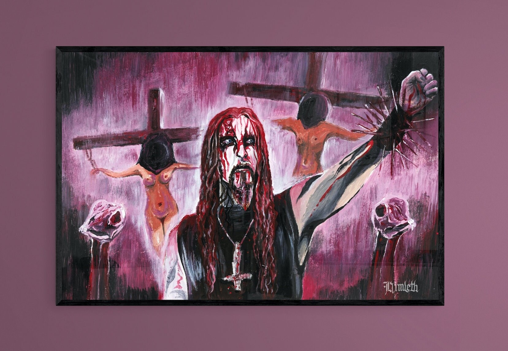 Gorgoroth & Godseed - Gaahls Wyrd A3 High Quality Print On Canson Paper