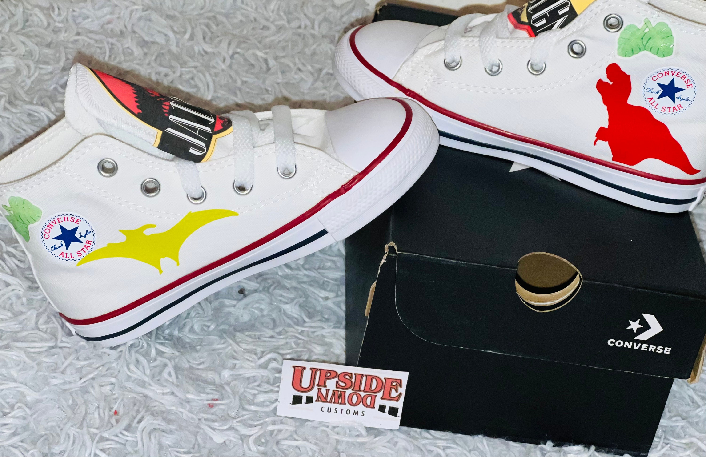Dinosaur converse Etsy France