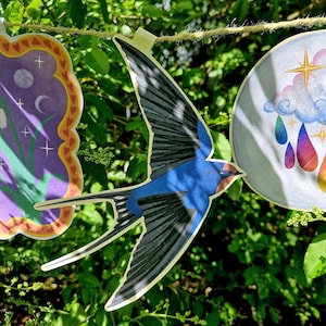 Printable Spring Banner – DIY Flower Garland with Instructions – Whimsical Paper Decor for Seasonal Celebration