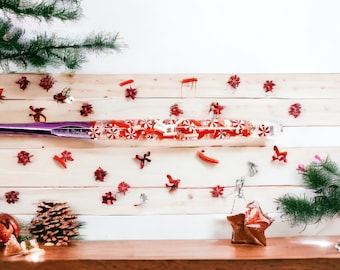 Christmas style crochet hook