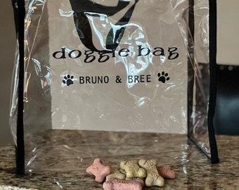 Personalized Doggie Bag- Clear Vinyl Tote