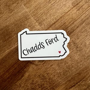 Custom- City and State Stickers