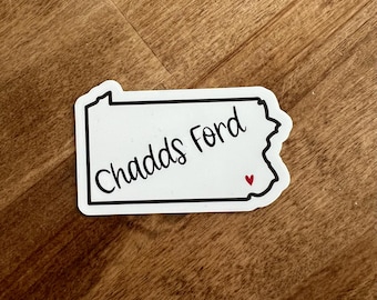 Custom- City and State Stickers