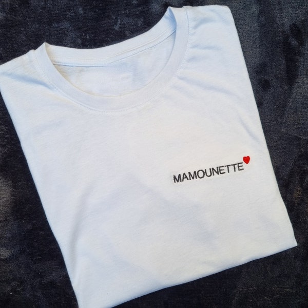 "Mamounette" embroidered t-shirt