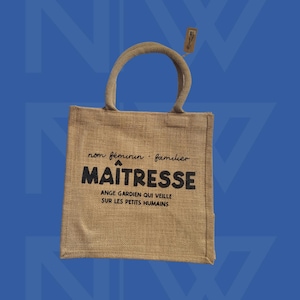 Teacher&#39;s jute bag