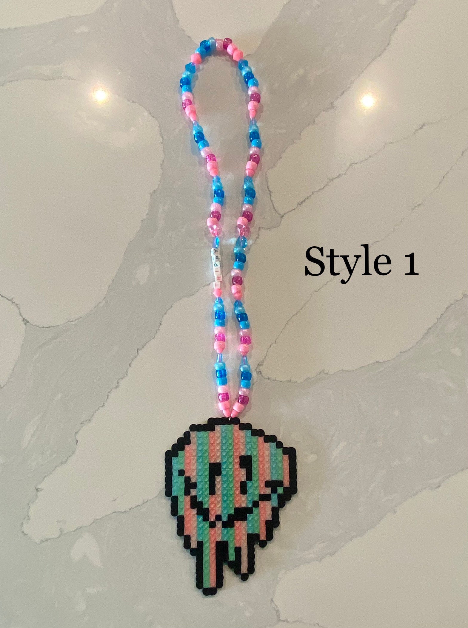 ●VVV● Summer Mix Smile Beads Necklace 23SSNK077MXF Summer Mix Smile Beads Necklace - VVV | 60% - Asian Fashion