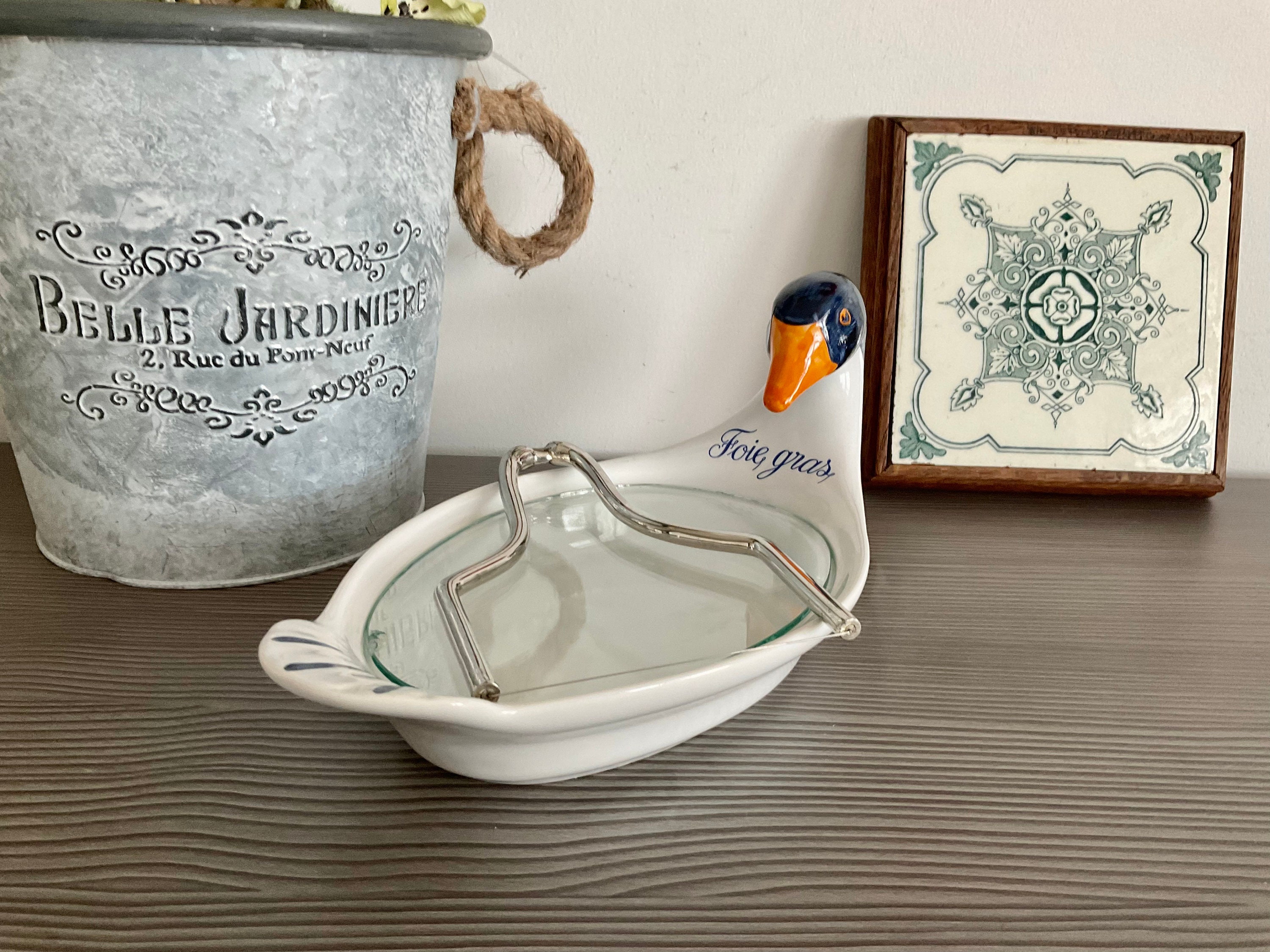 Vintage French REVOL Foie Gras Serving Dish and Cutter Etsy
