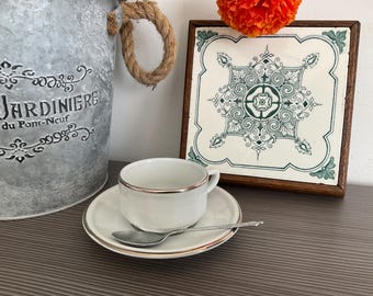 ヴィンテージ アピルコ「フローラ」エスプレッソカップ＆ソーサー