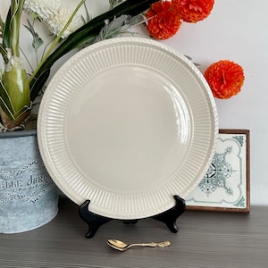 Reduced ! Huge 13” Wedgwood EDME Charger/Pizza plate, Creamware Serving Plate/Platter Elegant Dinnerware 12 Available