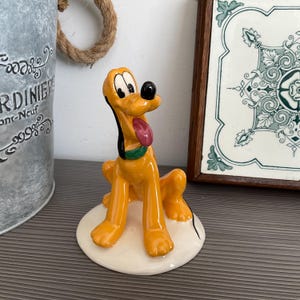Charming Royal Doulton, PLUTO Figurine, The Mickey Mouse Collection, Disney, 70th Anniversary, Boxed