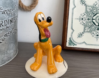 Charmant Royal Doulton, PLUTO-beeldje, The Mickey Mouse Collection, Disney, 70e verjaardag, in doos