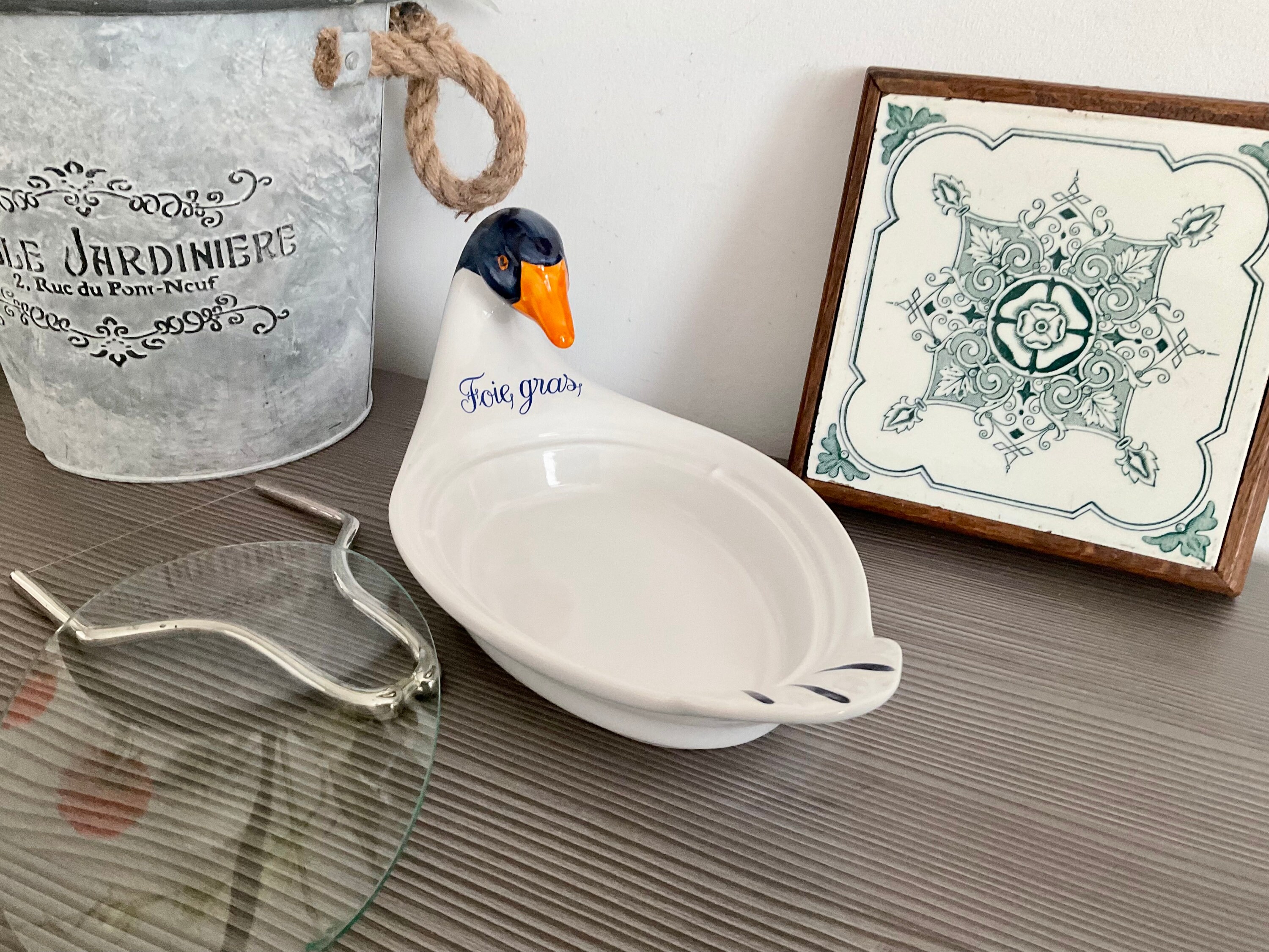 Vintage French REVOL Foie Gras Serving Dish and Cutter Etsy