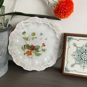 Rare ! Antique Limoges A Lanternier Hand Painted Cabinet Plate, Delicate French  Porcelain
