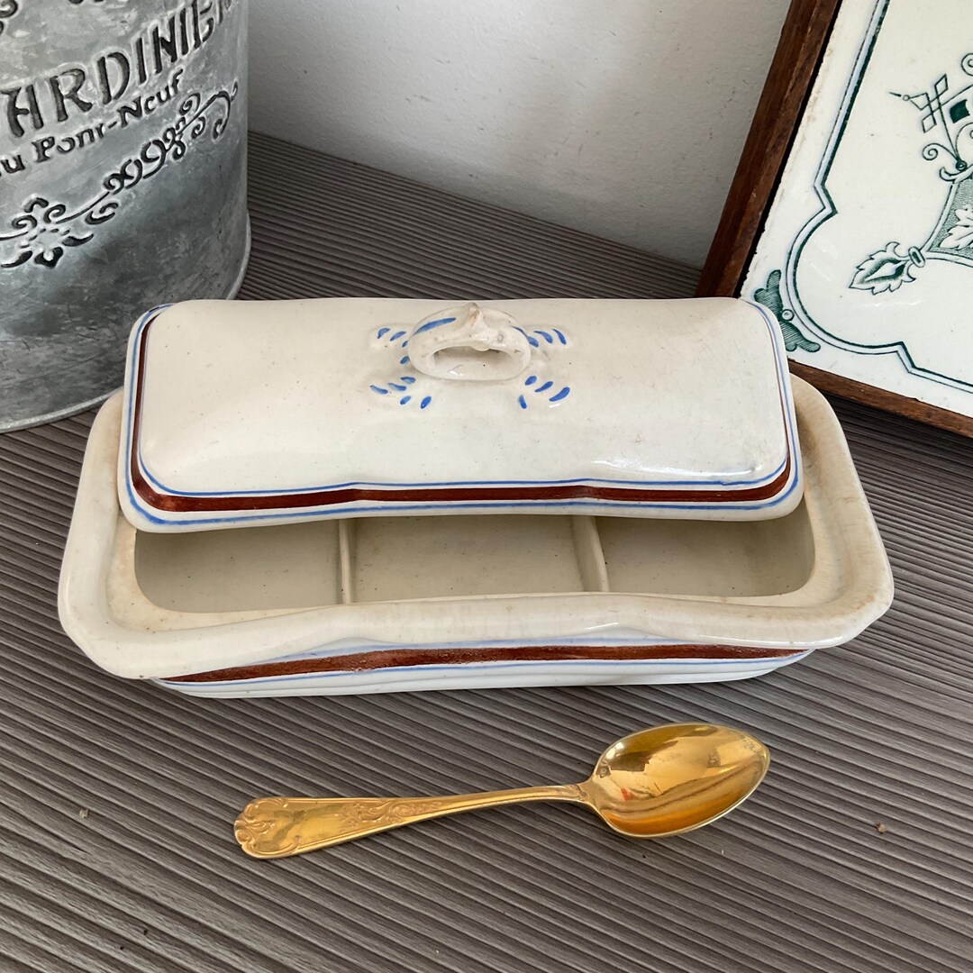 Antique Ironstone Razor/toothbrush Holder, Victorian Bathroom Accessory ...