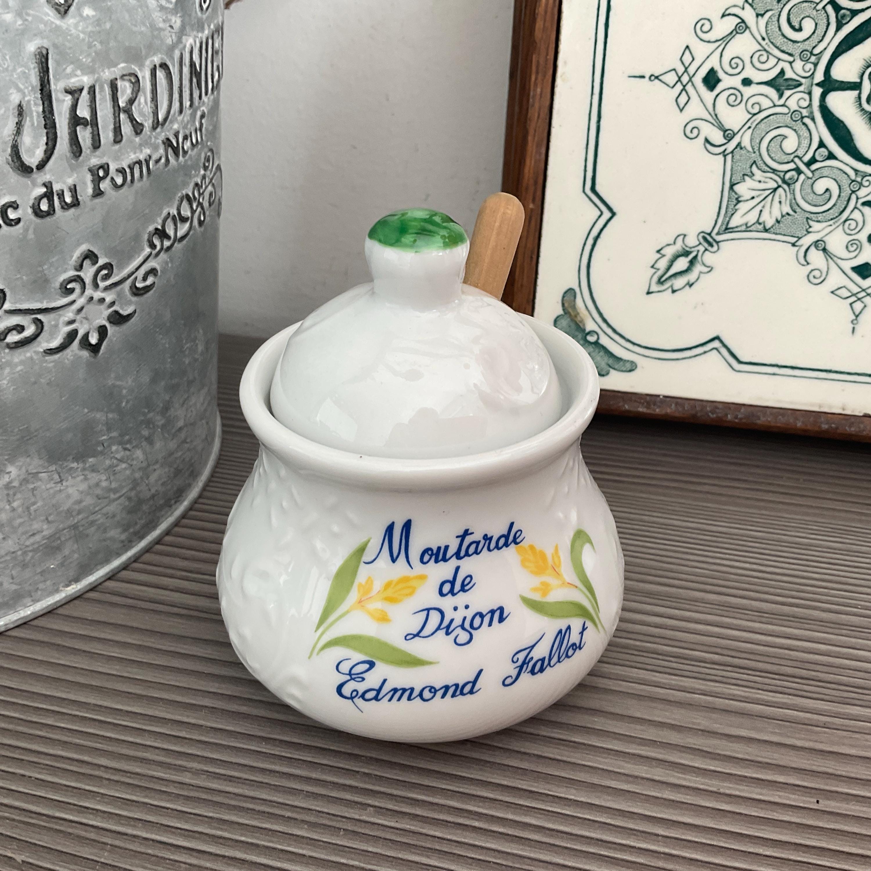 Dijon mustard pot - Etsy 日本