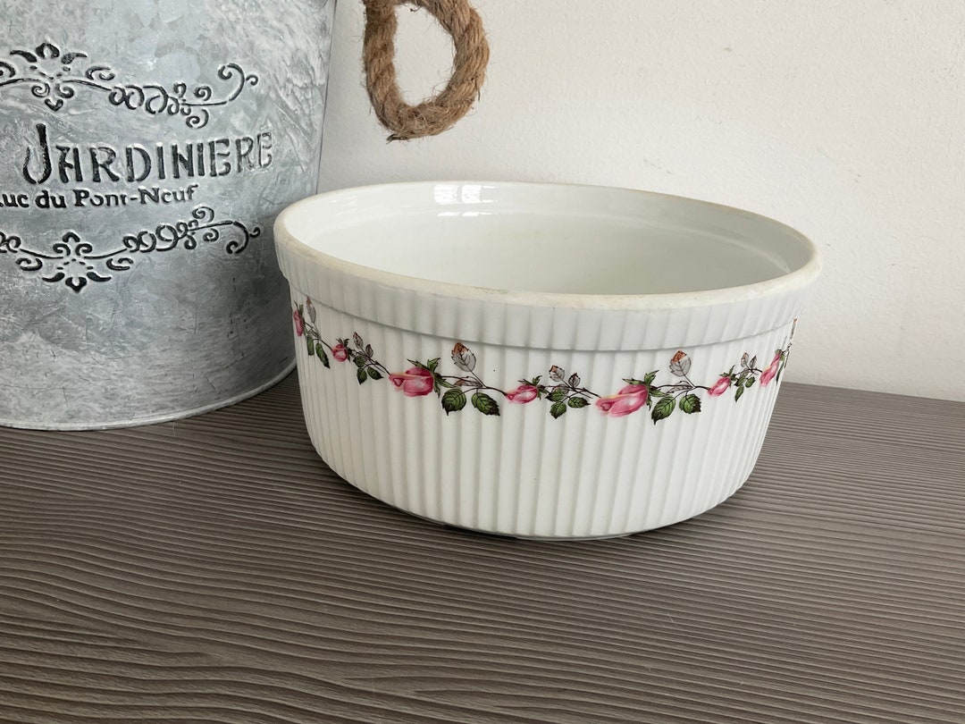 Wonderful APILCO France Large Soufflé Dish Country Kitchen Etsy