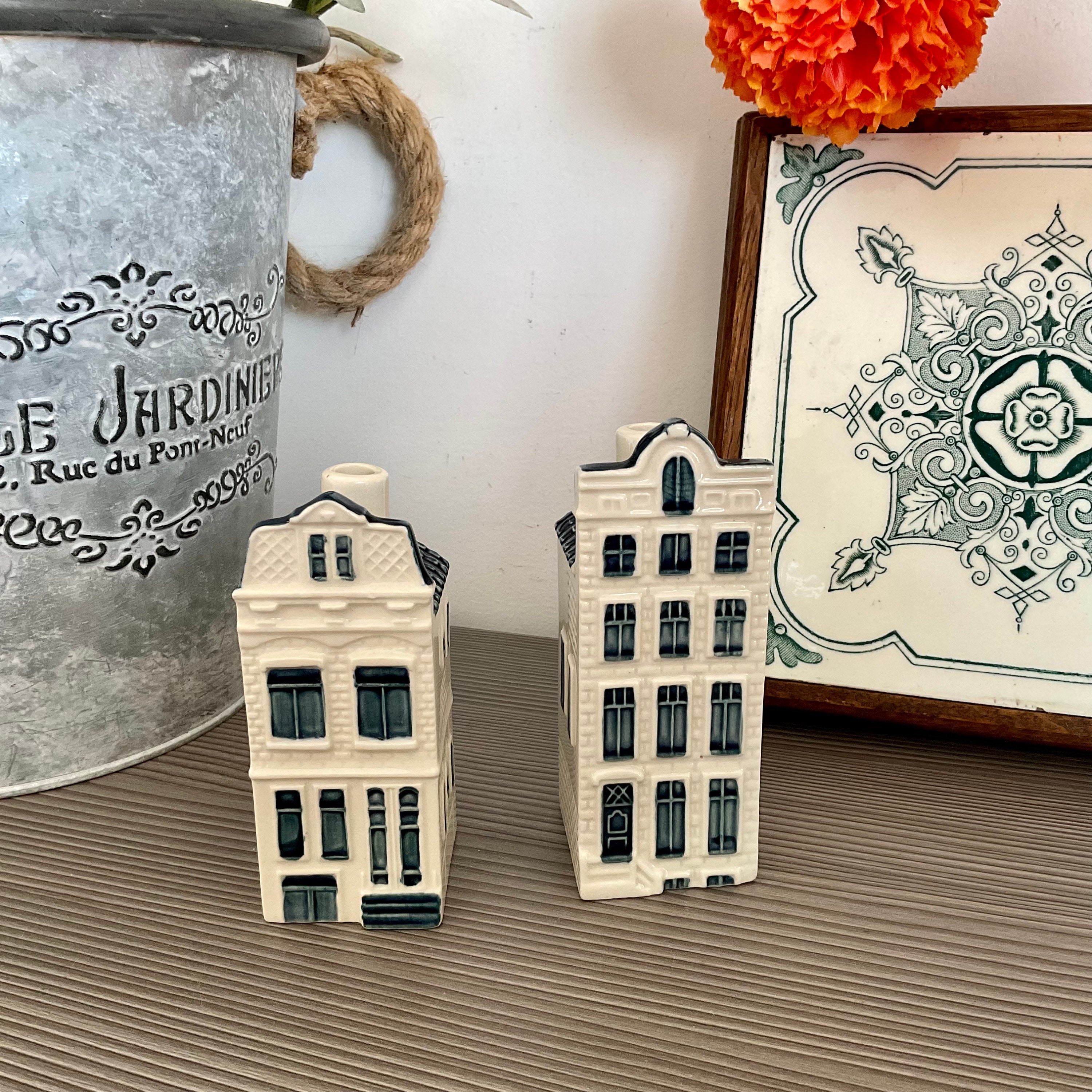 Vintage KLM Delft Blue House No. 71 or 67: Amsterdam Miniature - Etsy