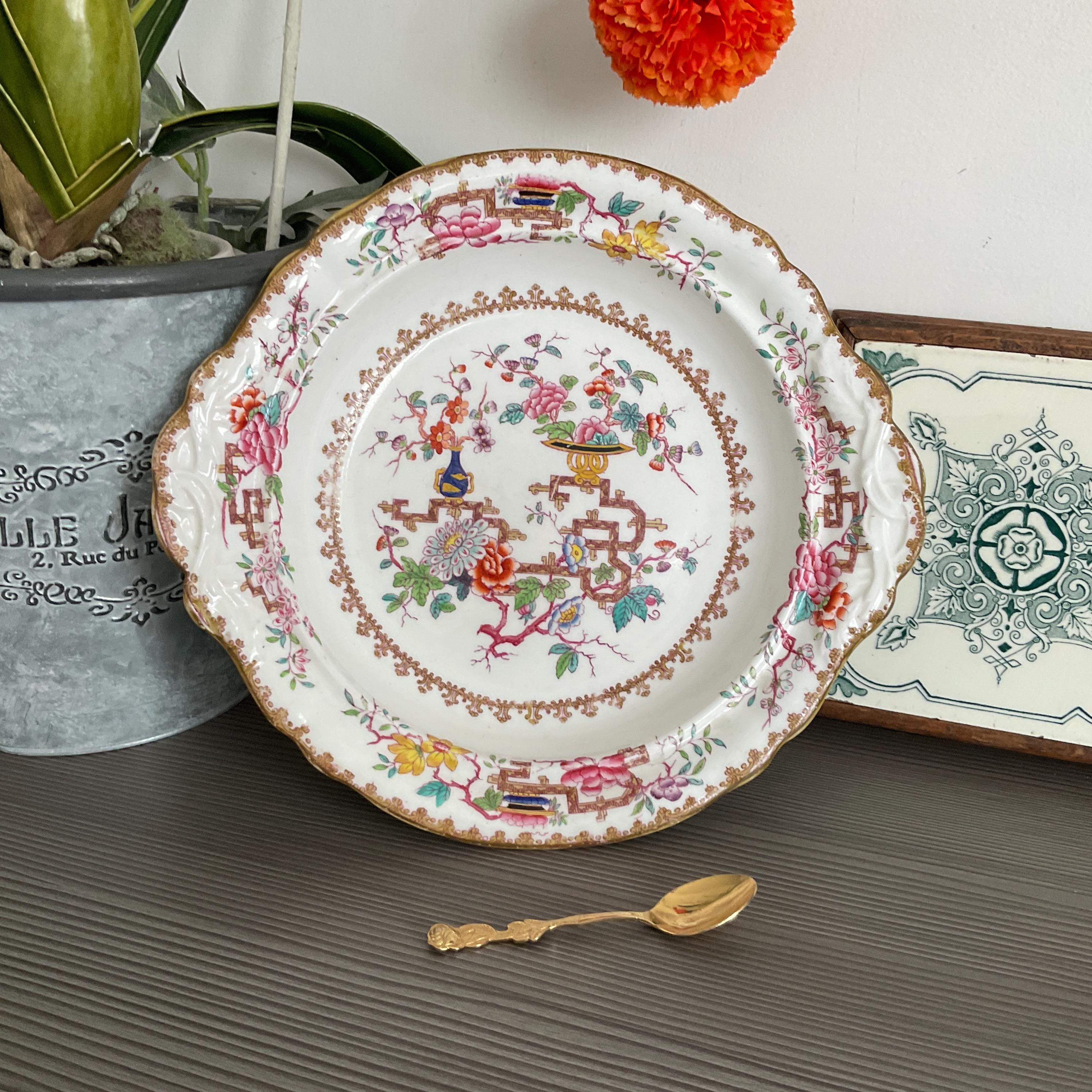 希少　W.Hプラマー　ミントン　チャイニーズツリー　鳥と花　アンティーク Minton Chinese Tree - Etsy