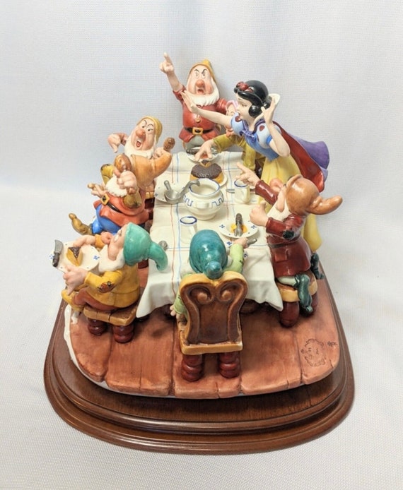 Reduced ! Rare Disney 1983 Capodimonte Laurenz Collection Snow