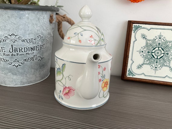Vintage Villeroy & Boch Floral Teapot: Albertina Pattern - Etsy