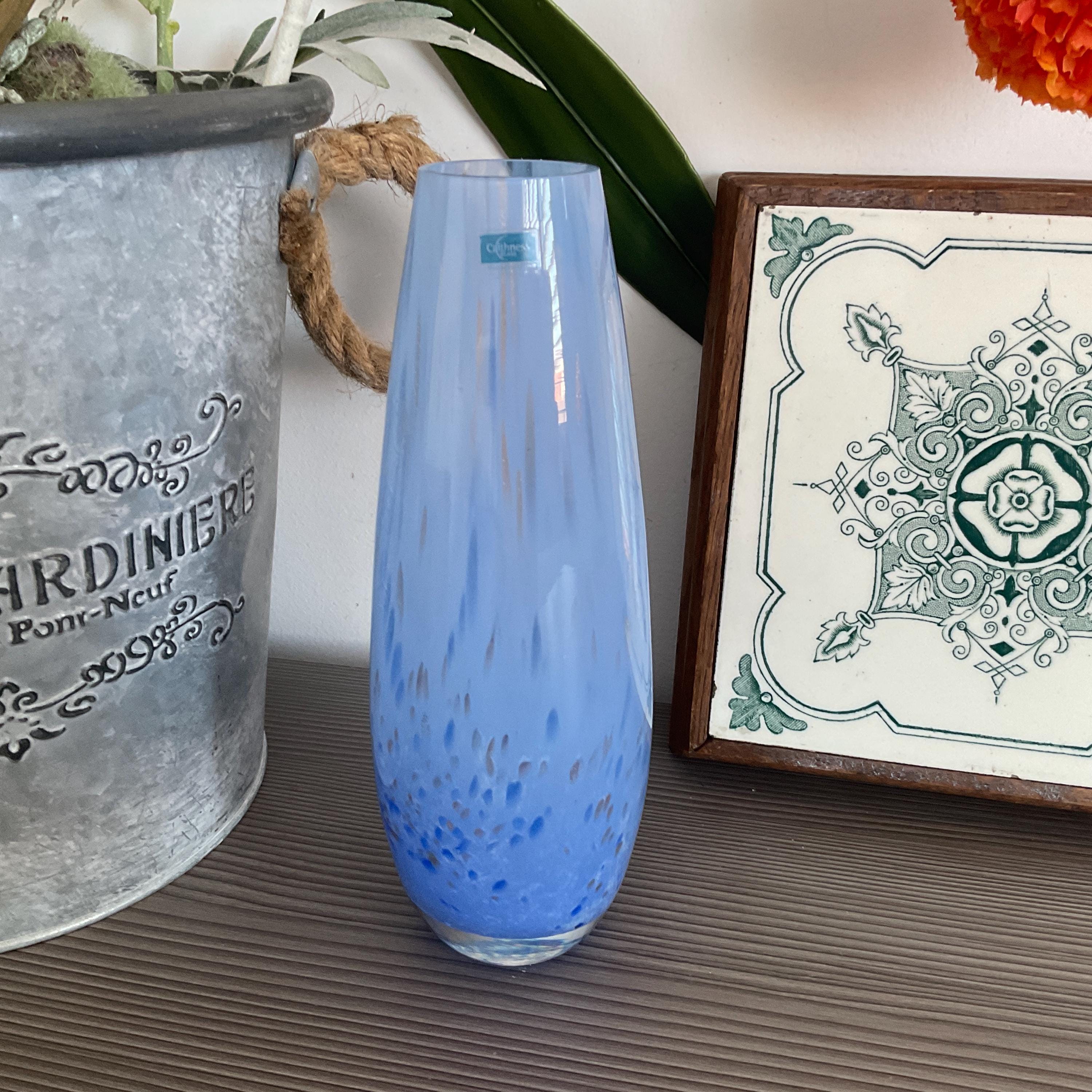 Caithness Glass Vase - Etsy UK