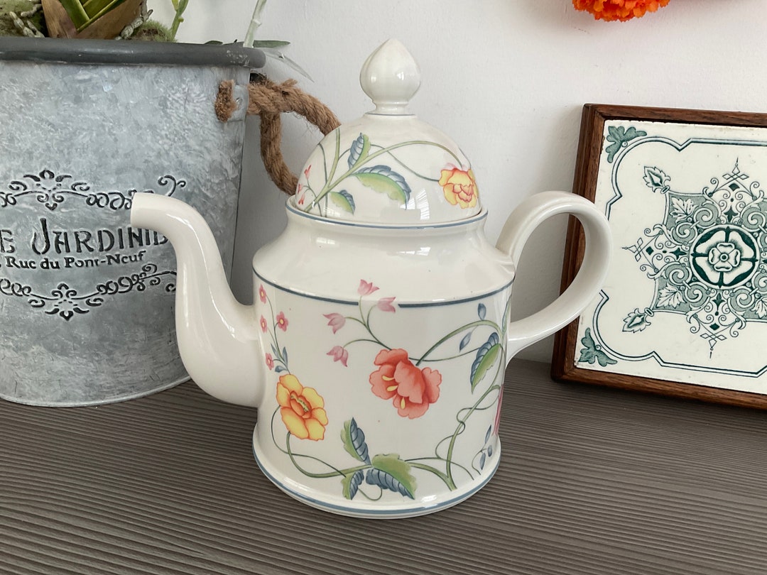 Vintage Villeroy & Boch Floral Teapot: Albertina Pattern - Etsy