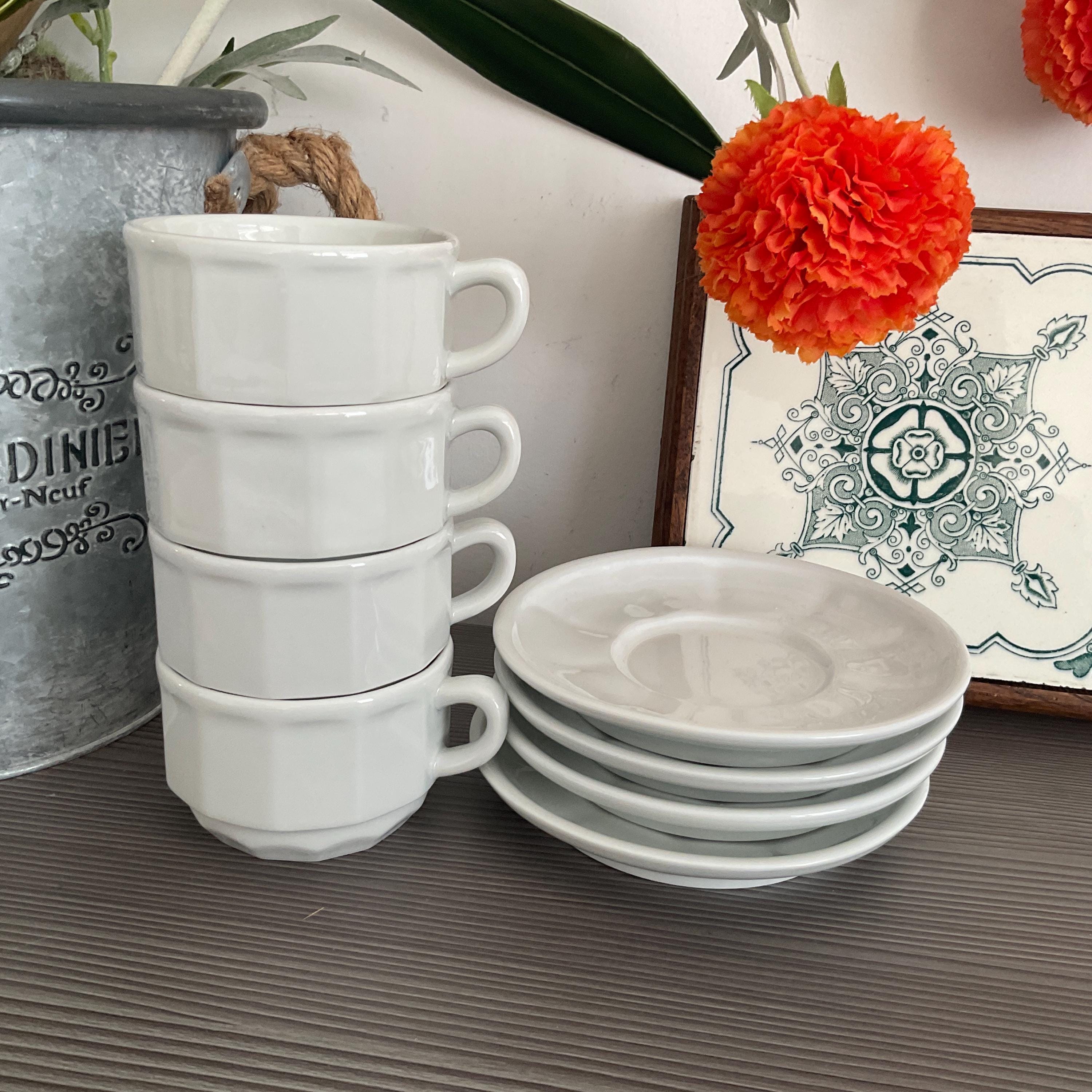 【未使用】 フランス APILCO アピルコ フローラ カップ&ソーサー ポット APILCO FLORA シンプルなティータイムにおすすめ - Paddy's