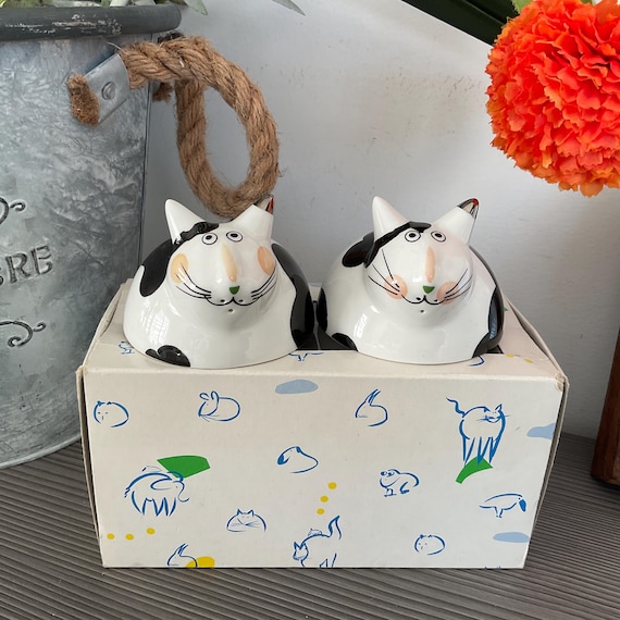 ビレロイ＆ボッホ　アニマルパーク　猫ペア Villeroy & Boch アニマルパーク 猫ペア Catsyインテリア 陶器 置物